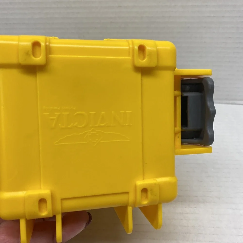 INVICTA Waterproof Heavy Duty Hard Plastic Watch Box Case Storage Yellow
